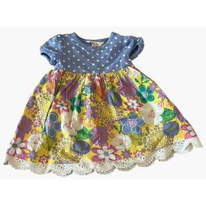 Matilda Jane Infant Girls Tiny Bouquets Dress Size 6-12 months Very good used co
